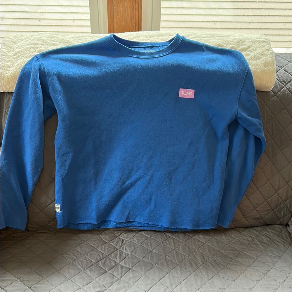 TOMS Vibrant Blue Crewneck Top